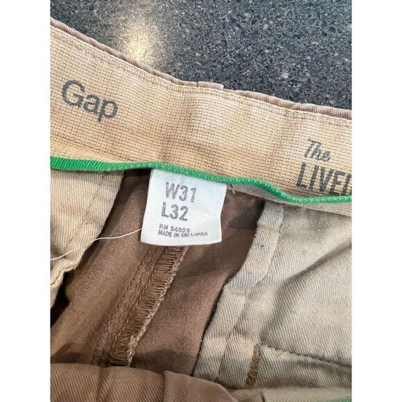 Gap chino Khaki straight fit size 31x32 - Picture 6 of 9